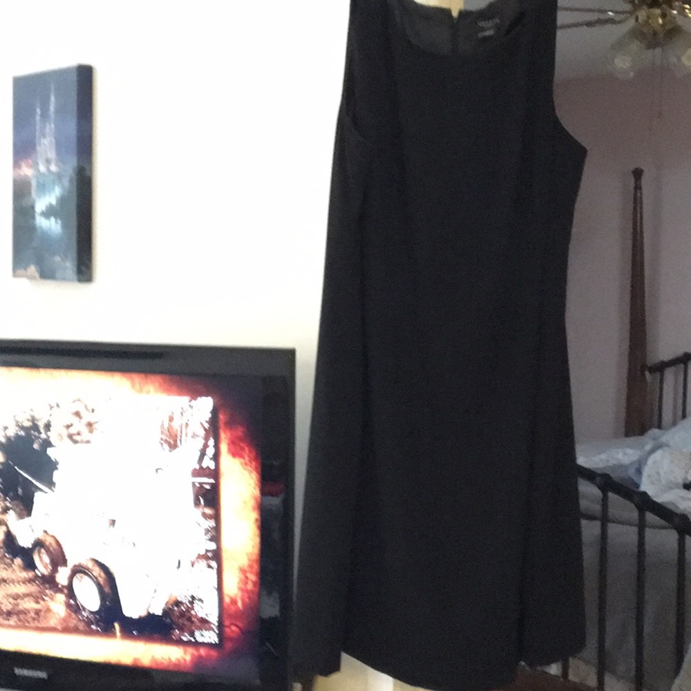 George Woman 26W sleeveless dress NWT.  Black.